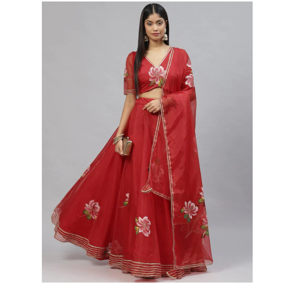 Buy Red Lehenga Choli Sets for Women by ACHYUT DESIGN Online | Ajio.com