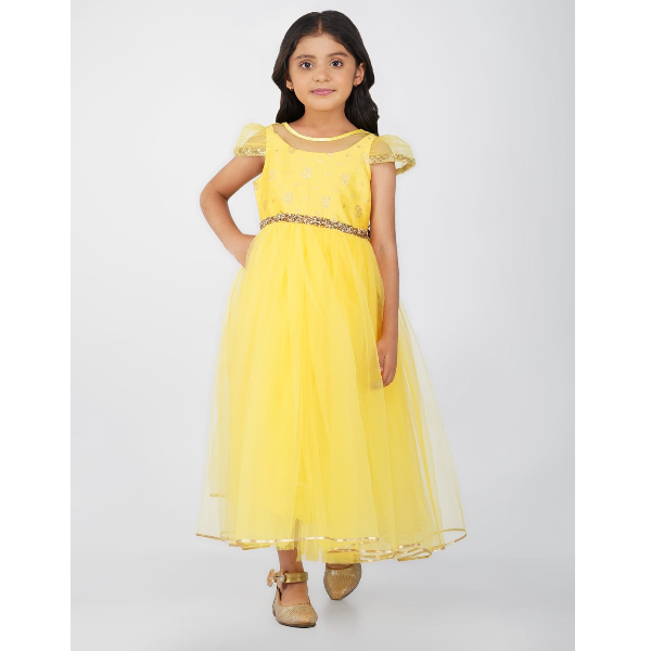 Rent & Buy Pink Girls Balloon Frock Western Dance Costume in India